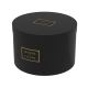 Large Round Black Box